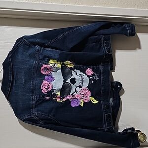 Torrid Betsey Johnson jean jacket size 0